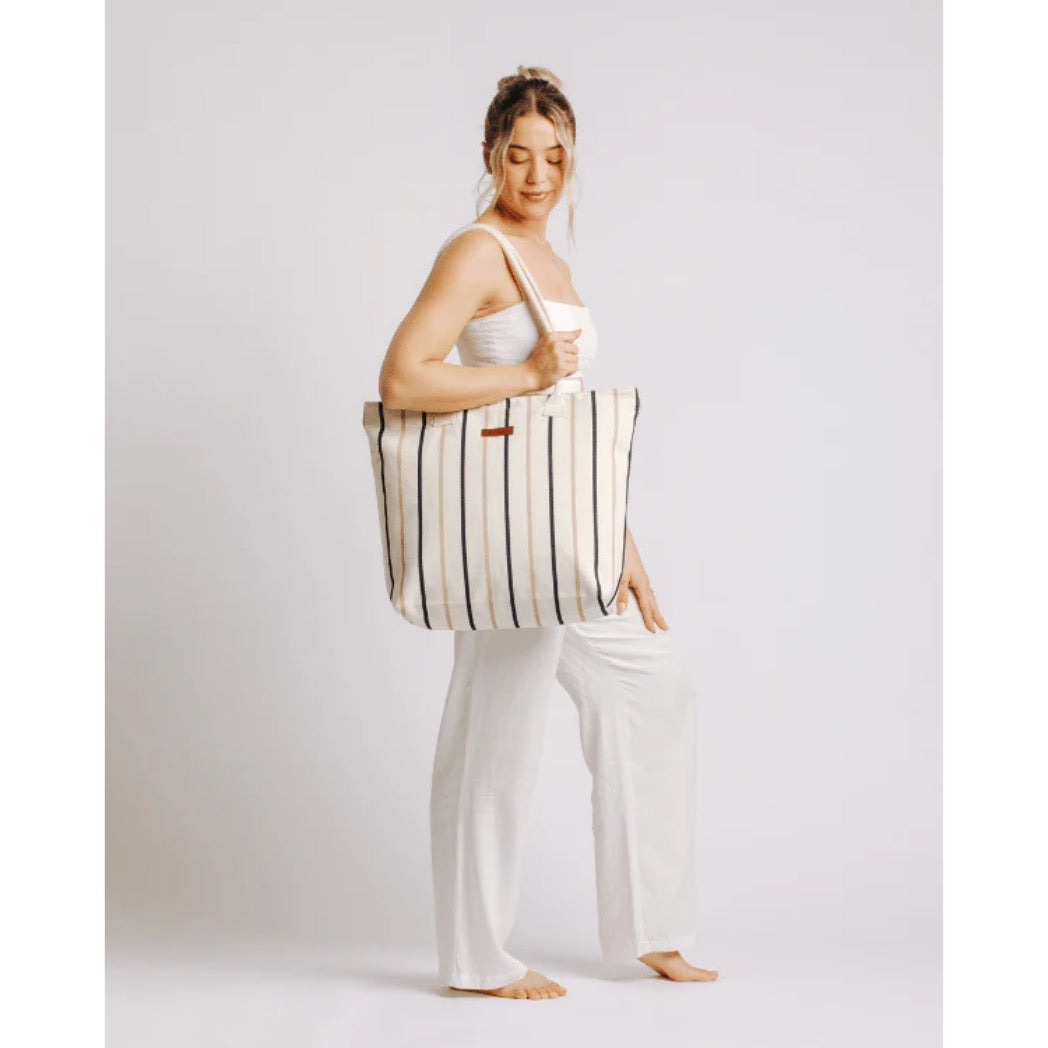 SAND CLOUD - BEACH TOTE | VERT STRIPE