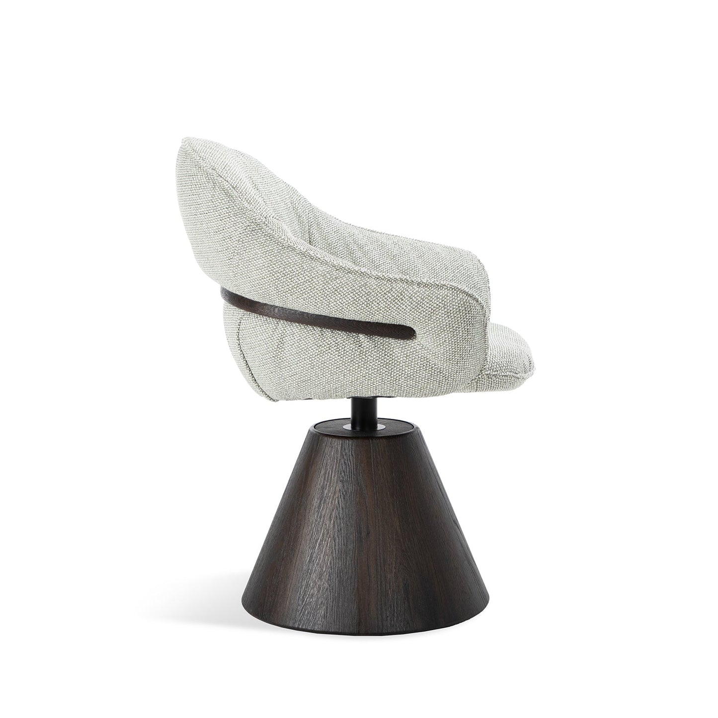 freifrau | marie armchair | cone frame - black | safire fabric