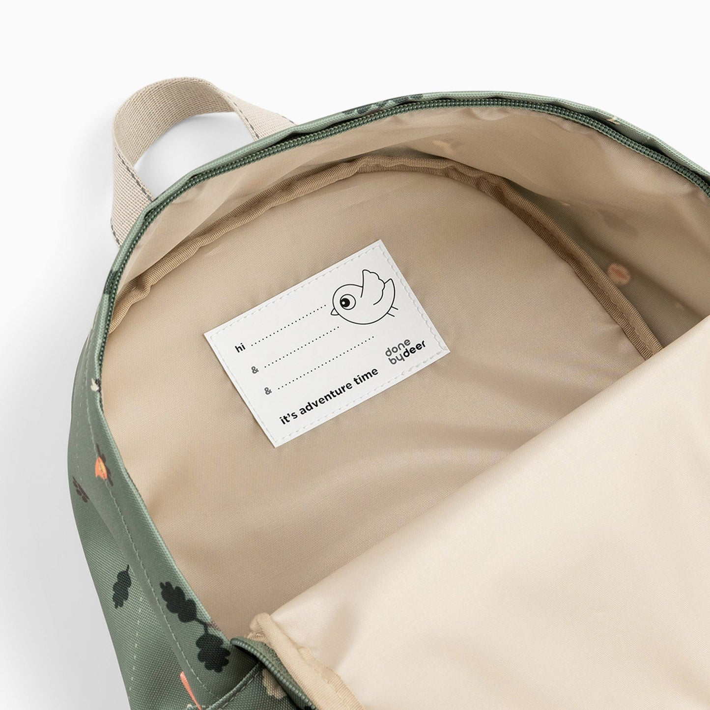 Done by Deer Kids Backpack - Tiny Trails Green 7.5l