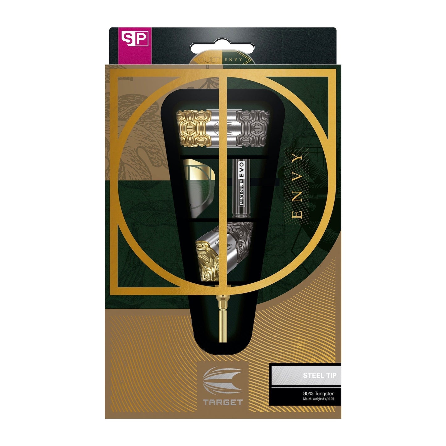 TARGET - Cult Envy SP01 Steel Tip Darts - 90% Tungsten - 24g
