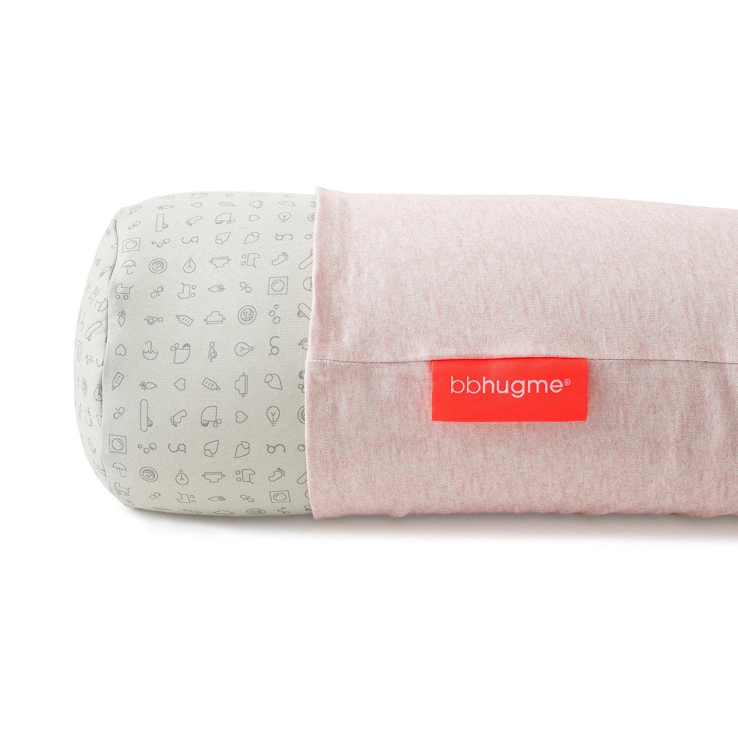 bbhugme Nursing Pillow - Pink Melange