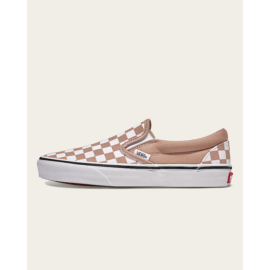 VANS - CLASSIC SLIP-ON CHECKERBOARD | WARM TAUPE