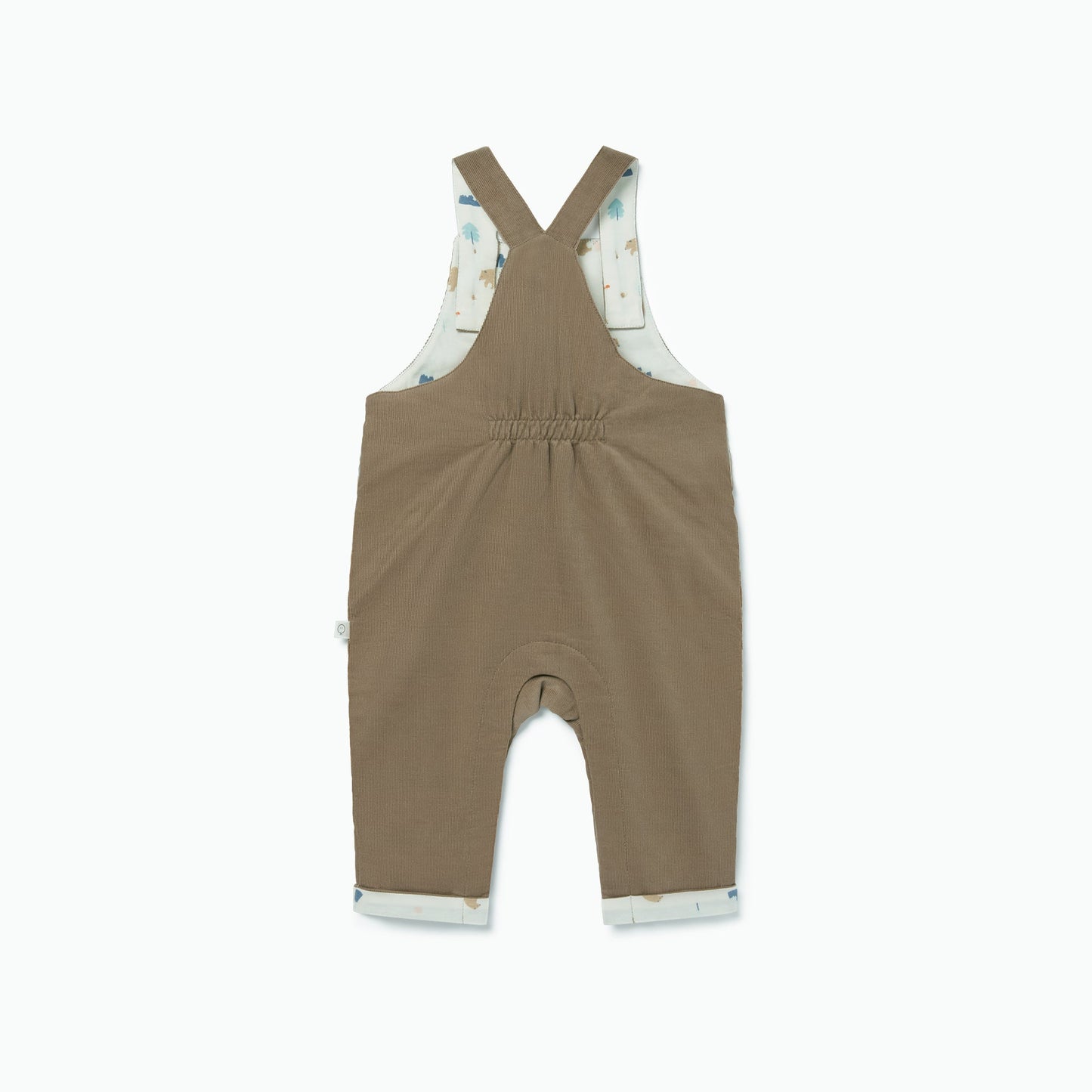 Bear-Lined Corduroy Dungarees