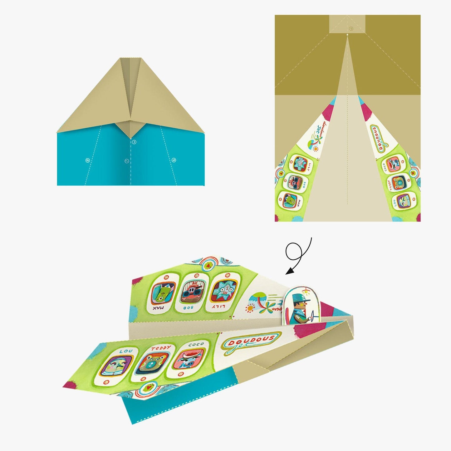 Djeco Paper Planes Kit