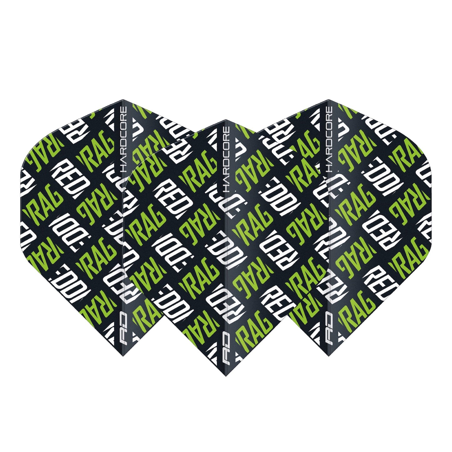 RED DRAGON - Hardcore XT RD Logo Flights - Green
