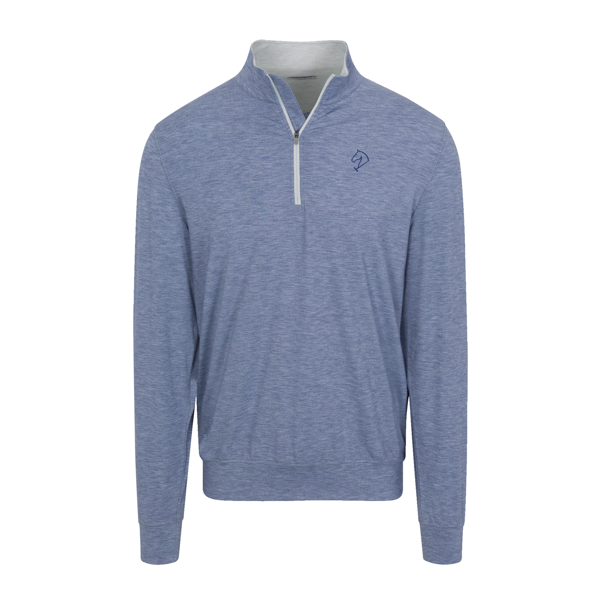 Greenwich Sound Polo Velocity Performance Quarter Zip Dark Steel Blue