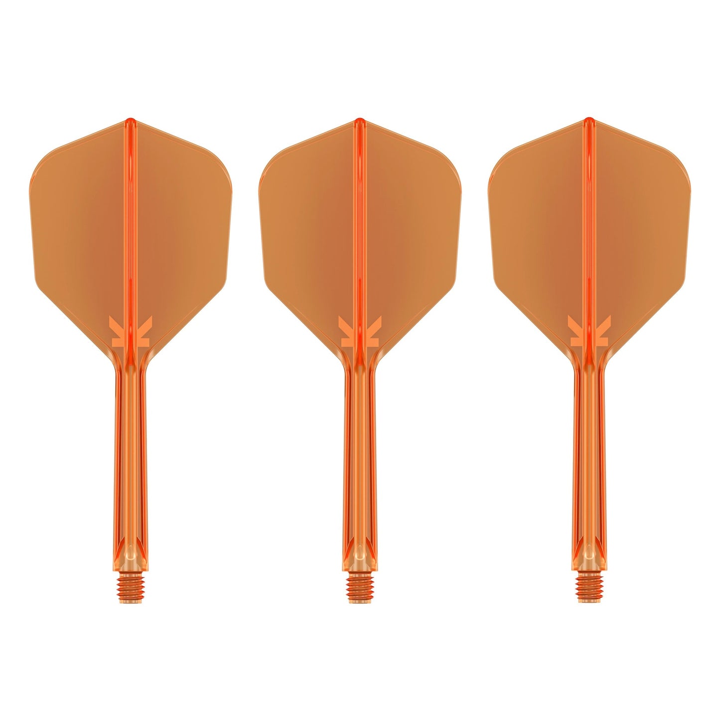 TARGET - K-FLEX All-In-One Moulded Flights NO6 Size - Neon Orange