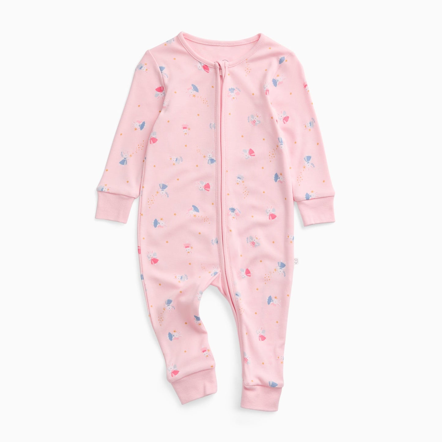Enchanted Bunnies Clever Zip Sleepsuit