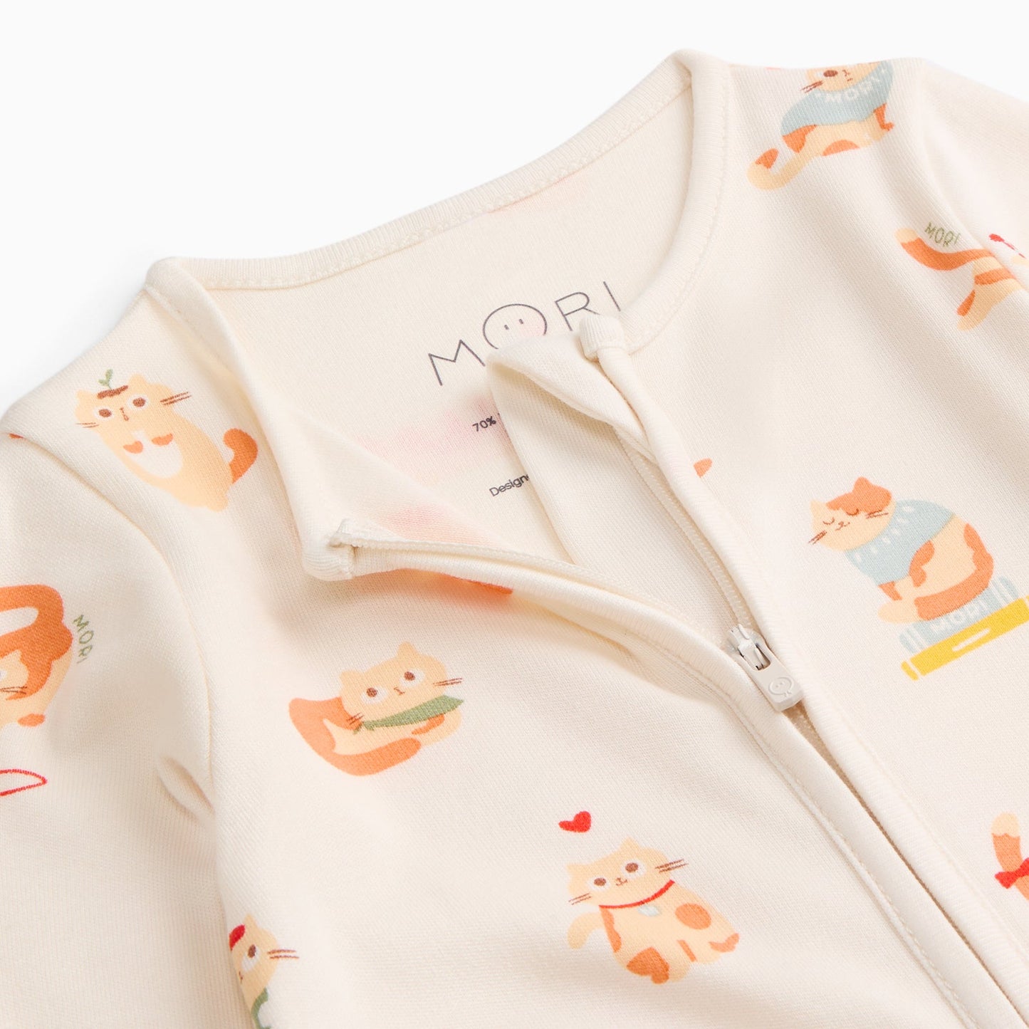 Cat Nap Clever Zip Sleepsuit