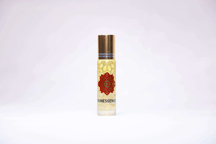 Amber and Clear Quartz Infusion Body Roll-On