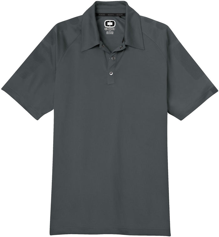 No-Logo CLOSEOUT - OGIO Optic Polo-Active-OGIO-Diesel Grey-S-Thread Logic