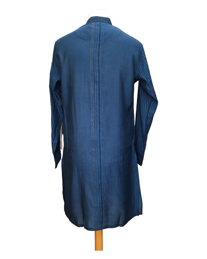 Cobalt Blue - Designer Mens Indian Kurta Set - Weddings / Walimas , Sangeet, Eid, Mehndi / Henna - HHF2414 09KR24
