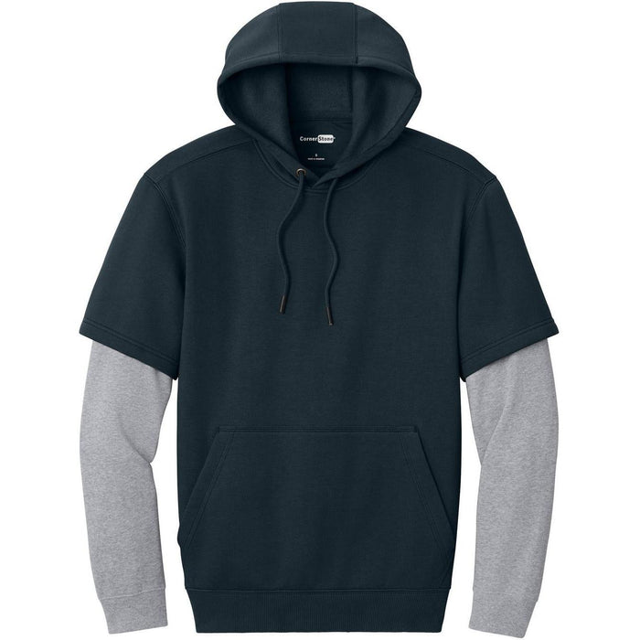 Navy/ Heather Grey / XS