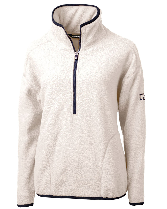 Cutter & Buck Cascade Eco Sherpa Women's Fleece Pullover Jacket