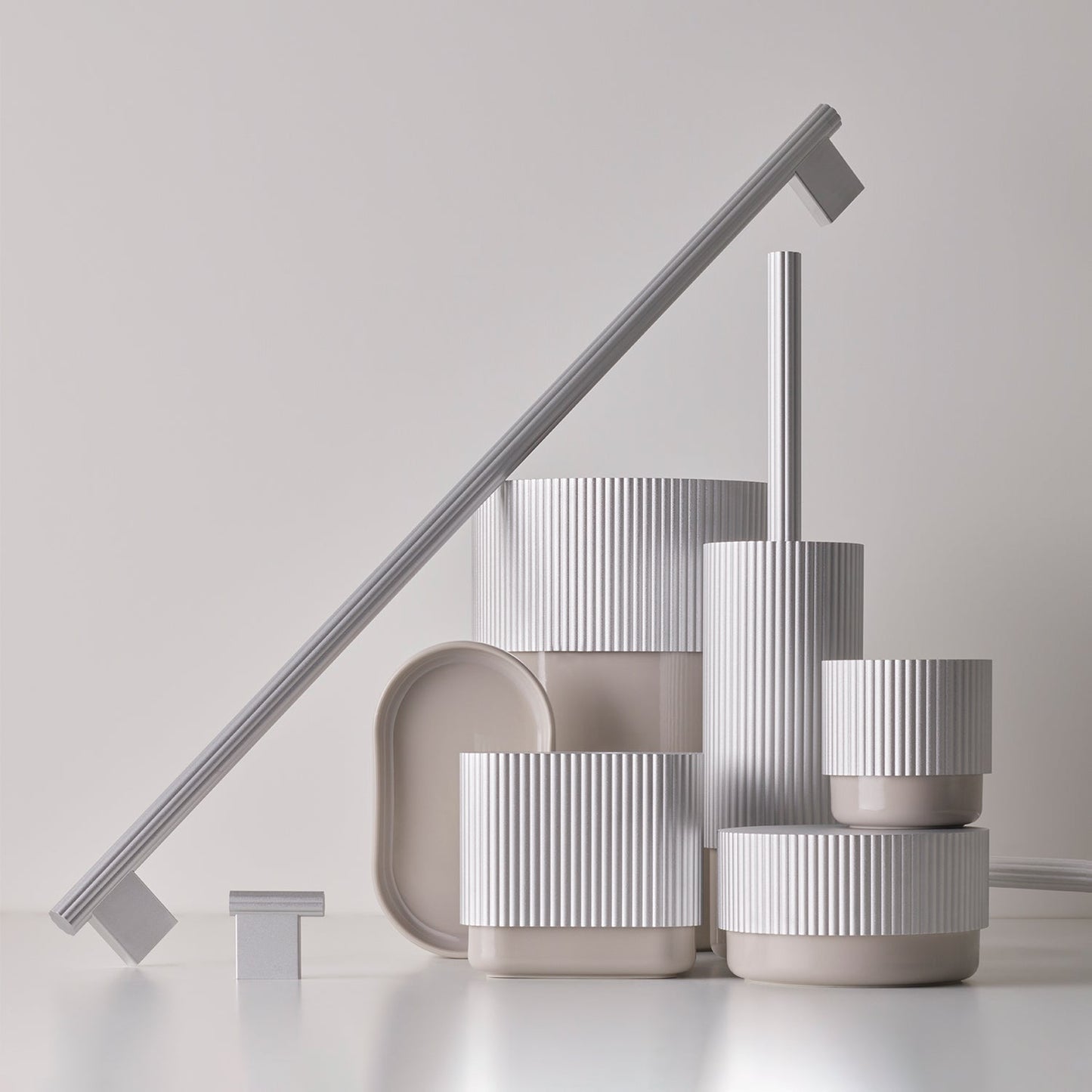 decor walther | OF.LINE series | tab tray small | shell