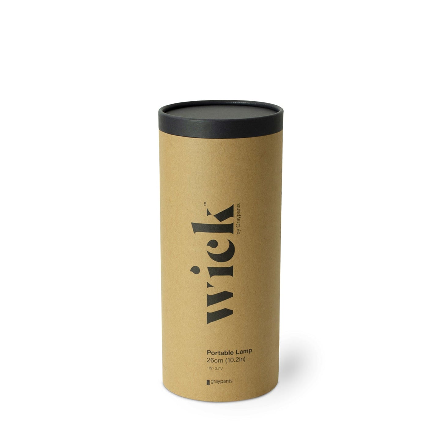 graypants | wick portable table lamp | graphite 16.5cm