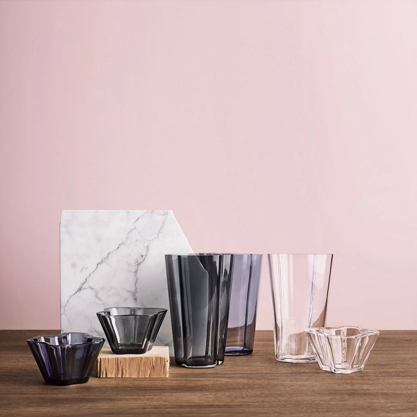 iittala | aalto finlandia vase | dark grey