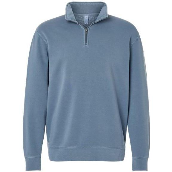 Independent Trading Co. Unisex Pigment-Dyed Quarter-Zip Pullover