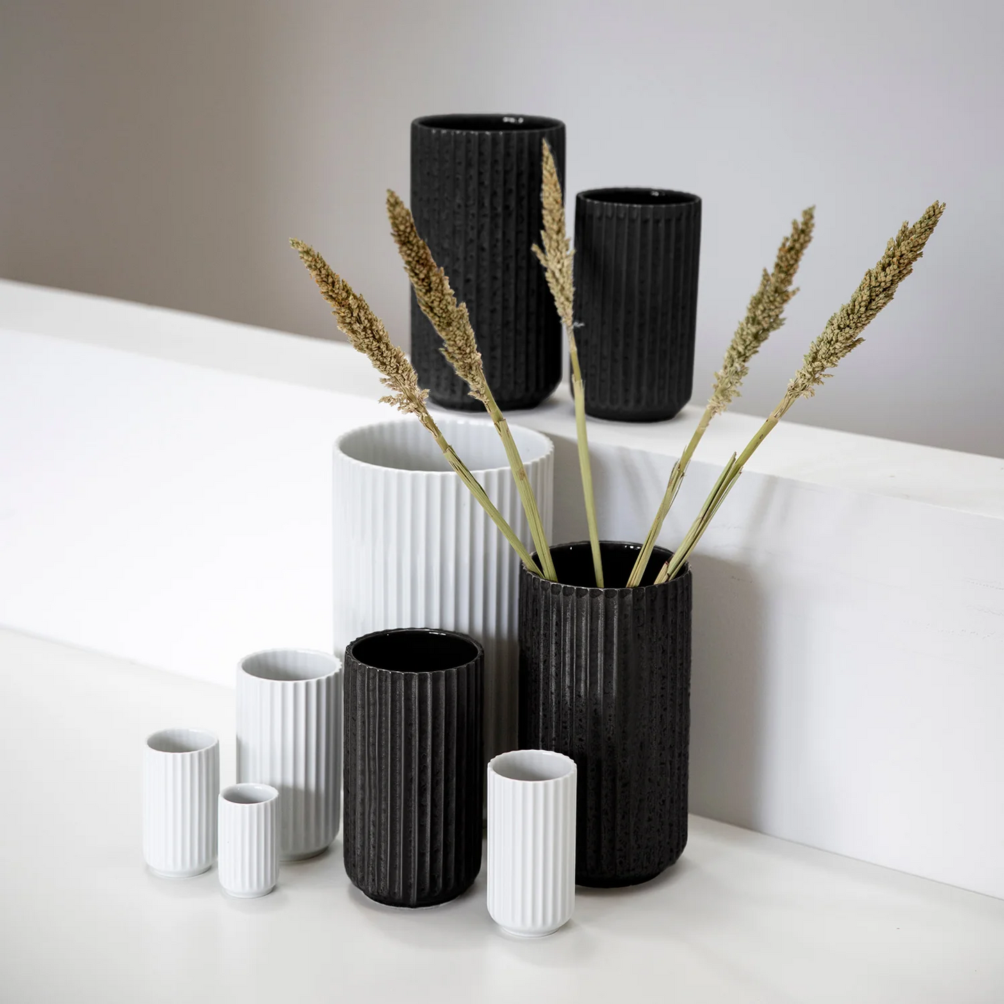 lyngby | porcelain vase 31cm | white - LC