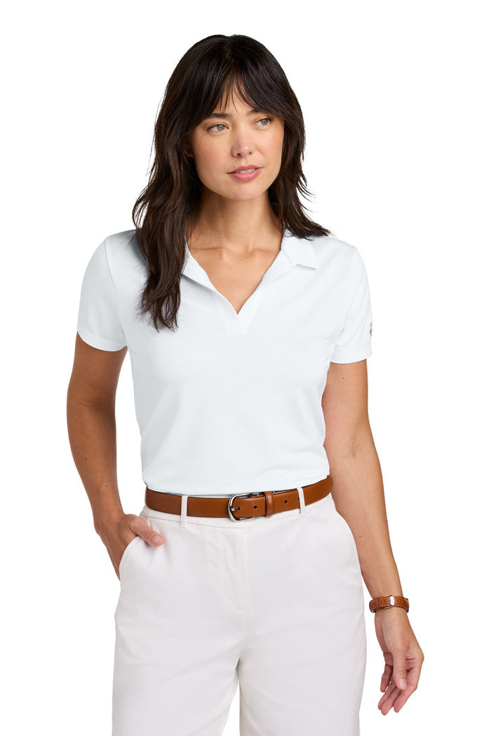 OUTLET-Brooks Brothers Women's Mesh Pique Performance Polo