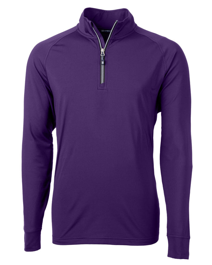 OUTLET-Cutter & Buck Adapt Eco Knit Stretch Recycled Quarter Zip Pullover