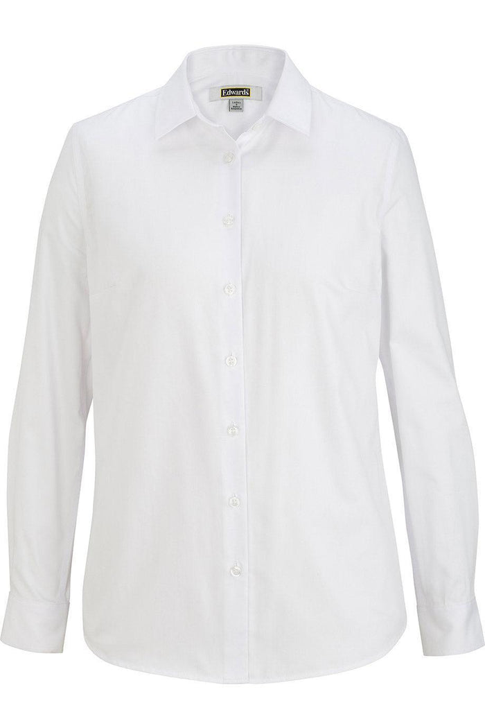 OUTLET-Edwards Women's Oxford Wrinkle Free Shirt