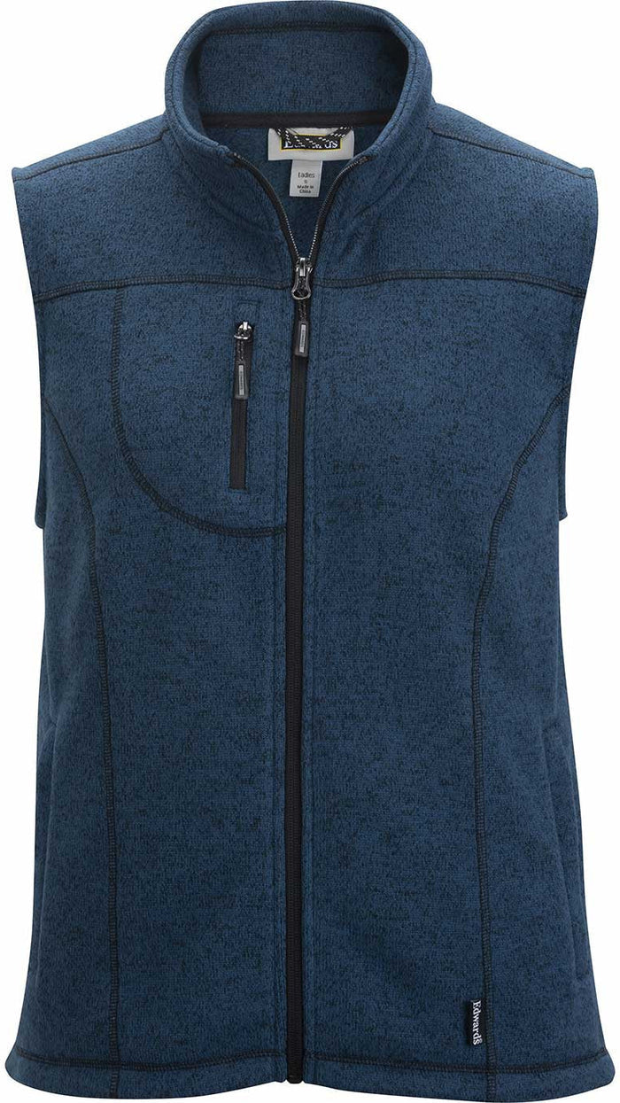 OUTLET-Edwards Womens Sweater Knit Fleece Vest