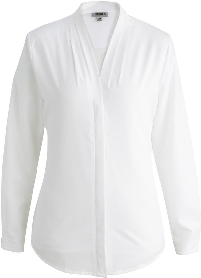 OUTLET-Edwards Women's V-Neck Blouse