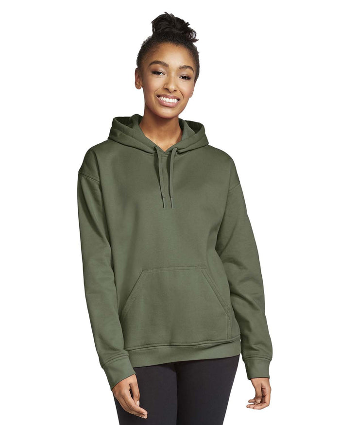 OUTLET-Gildan Unisex Softstyle Fleece Pullover Hooded Sweatshirt