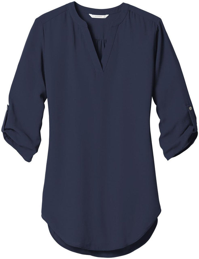 OUTLET-Port Authority Women's 3/4-Sleeve Tunic Blouse