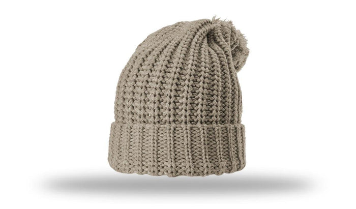 OUTLET-Richardson Chunk Cable Beanie W/ Cuff & Pom