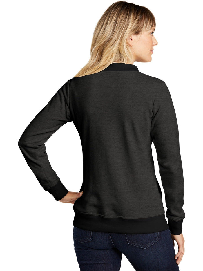 no-logo Sport-Tek Ladies Lightweight French Terry Bomber-Regular-Sport-Tek-Thread Logic