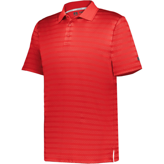 Russell Sideline Striped Polo