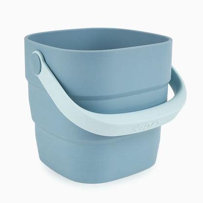 KIDLY by MORI Bucket, Spade & Sand Mold Set - Blue