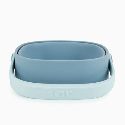 KIDLY by MORI Bucket, Spade & Sand Mold Set - Blue