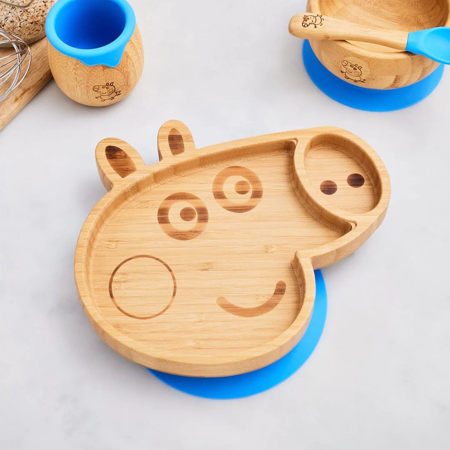 bamboo bamboo George Pig Suction Plate