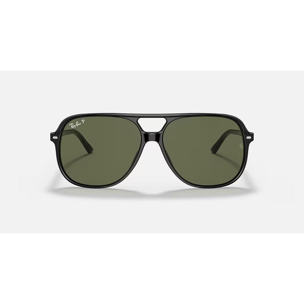 RAYBAN - BILL | Black w/ Green Polarized