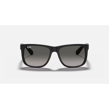 RAYBAN - JUSTIN | Black Rubber w/ Grey Gradient