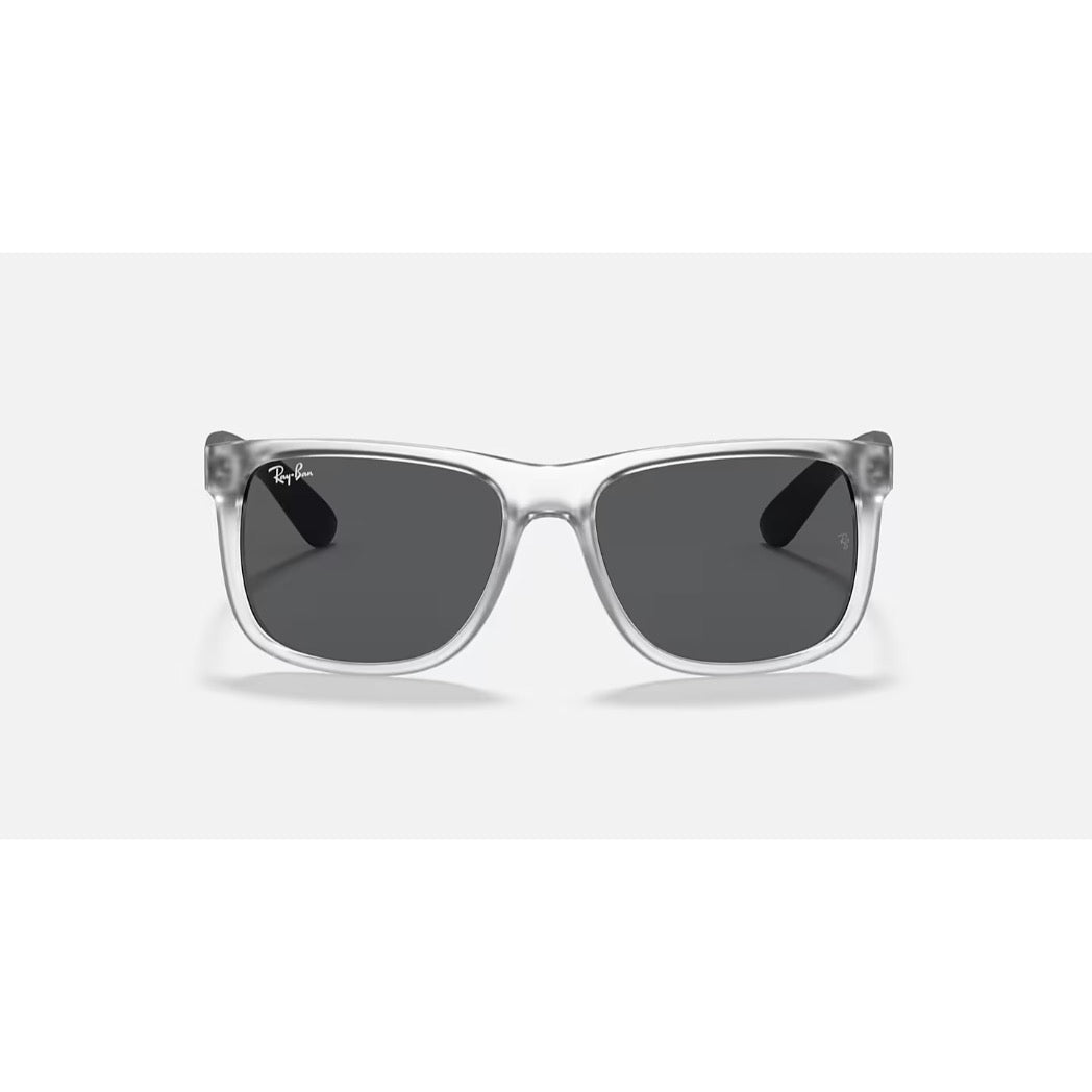RAYBAN - JUSTIN | Rubber Transparent Grey w/ Grey
