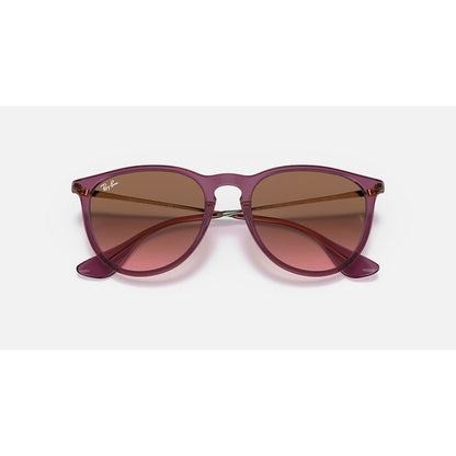 RAYBAN - ERIKA | Polished Transparent Violet w/ Brown