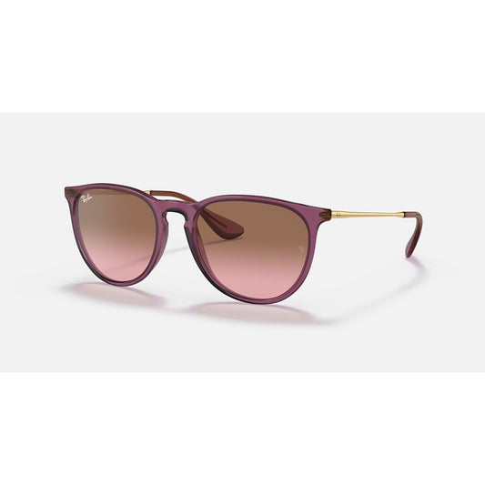 RAYBAN - ERIKA | Polished Transparent Violet w/ Brown