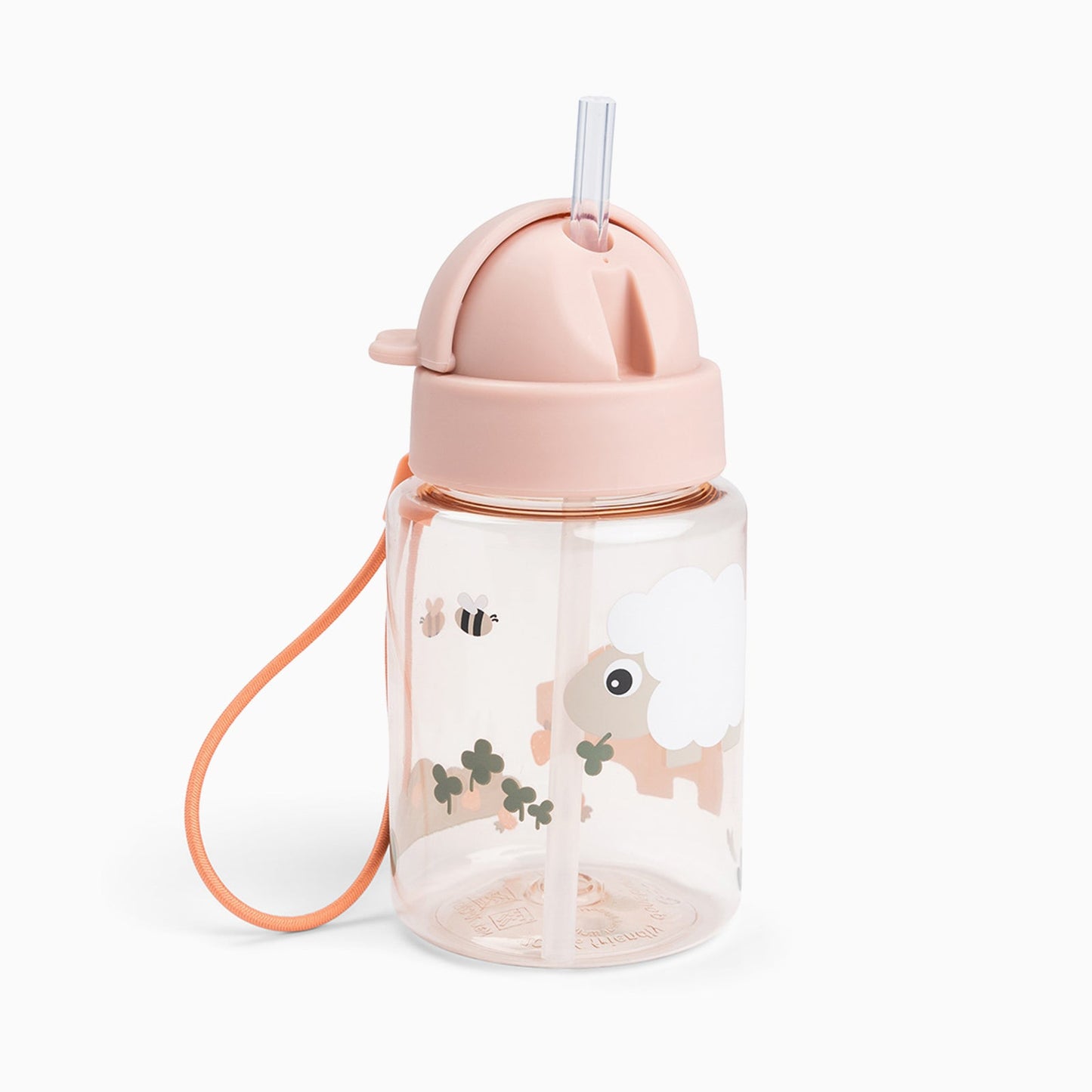 Done by Deer Straw Bottle 280ml - Tiny Farm Powder