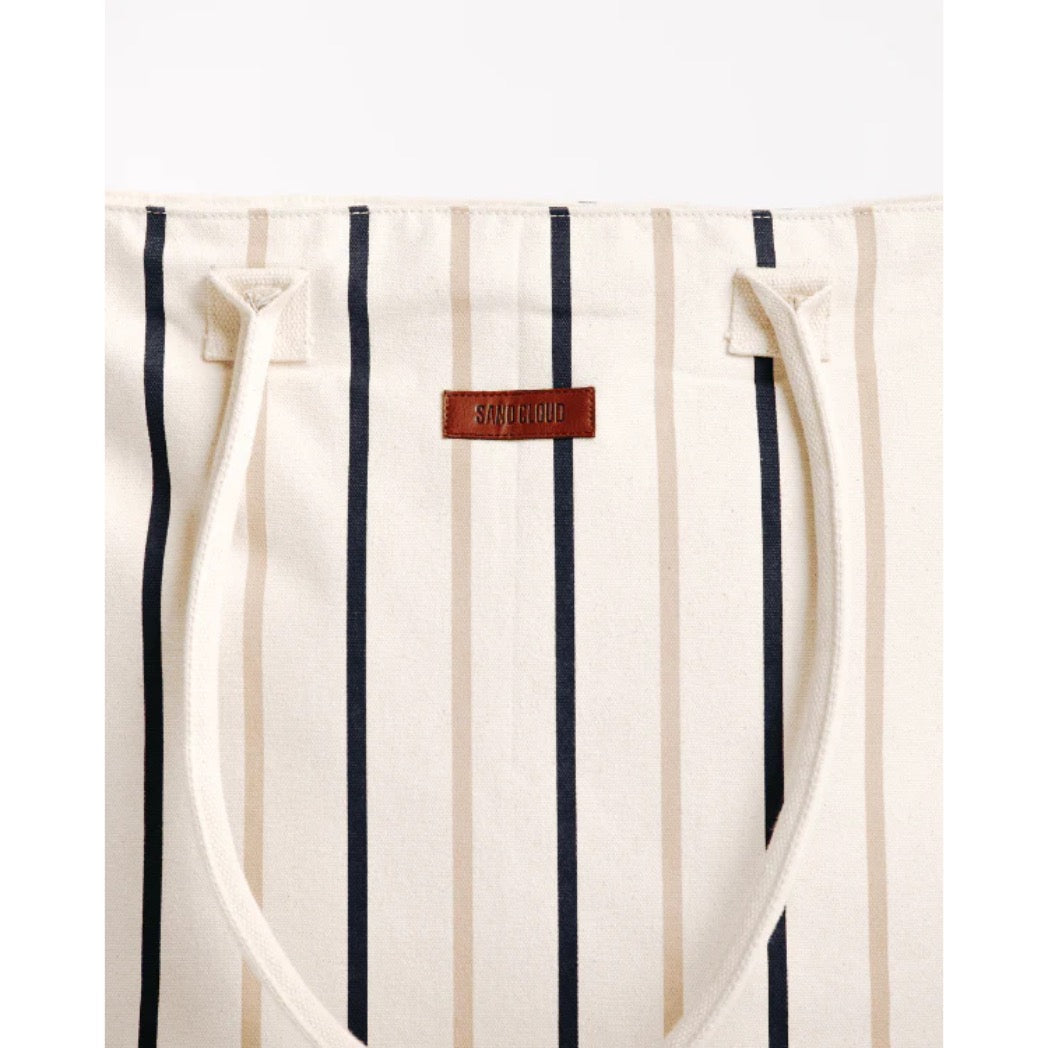 SAND CLOUD -  BEACH TOTE | VERT STRIPE