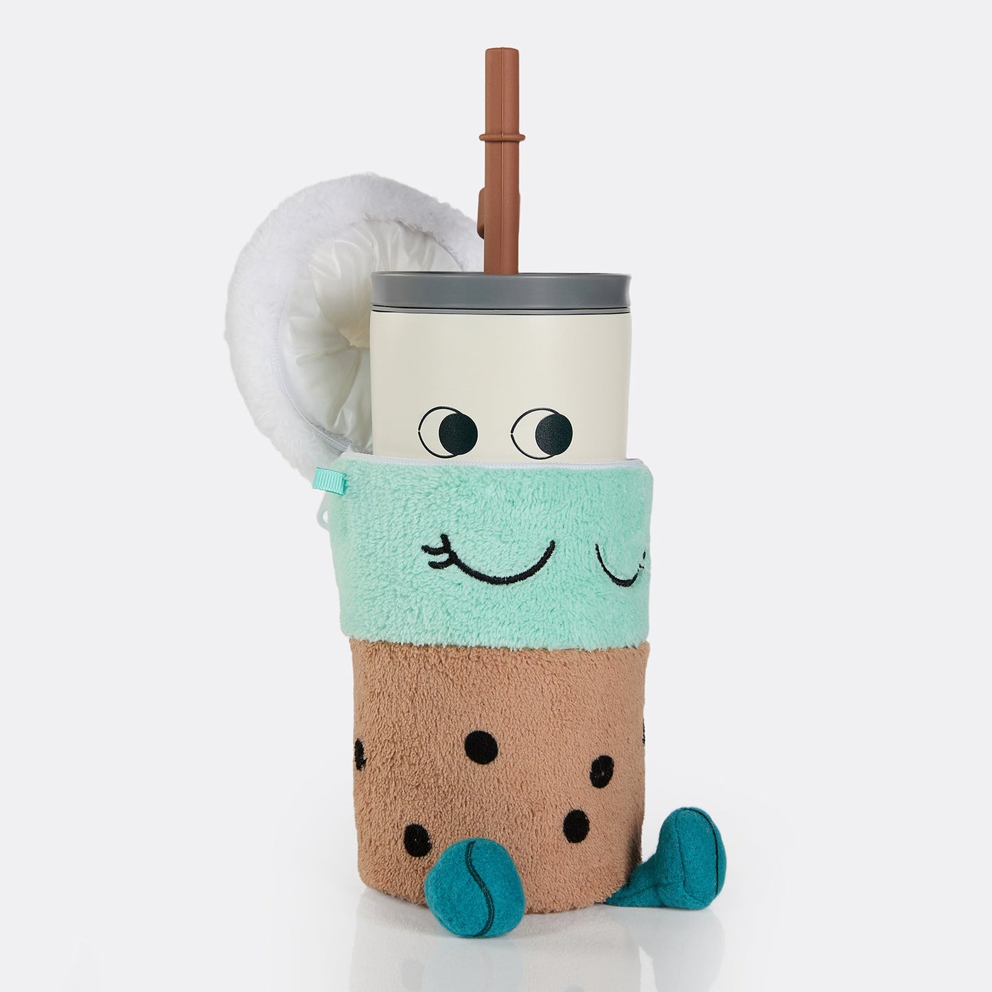 Asobu Bubble Tea Fuzzie Water Bottle
