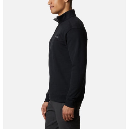 COLUMBIA - HART MOUNTAIN II HALF ZIP SWEATER | BLACK