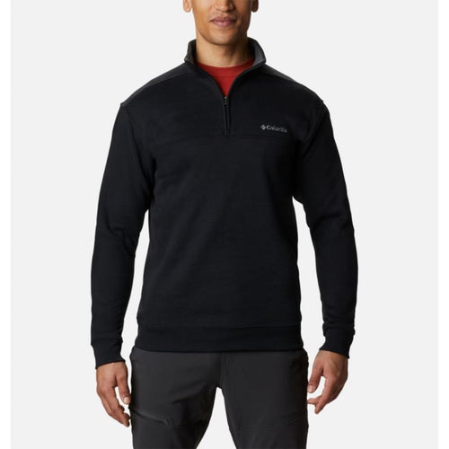 COLUMBIA - HART MOUNTAIN II HALF ZIP SWEATER | BLACK