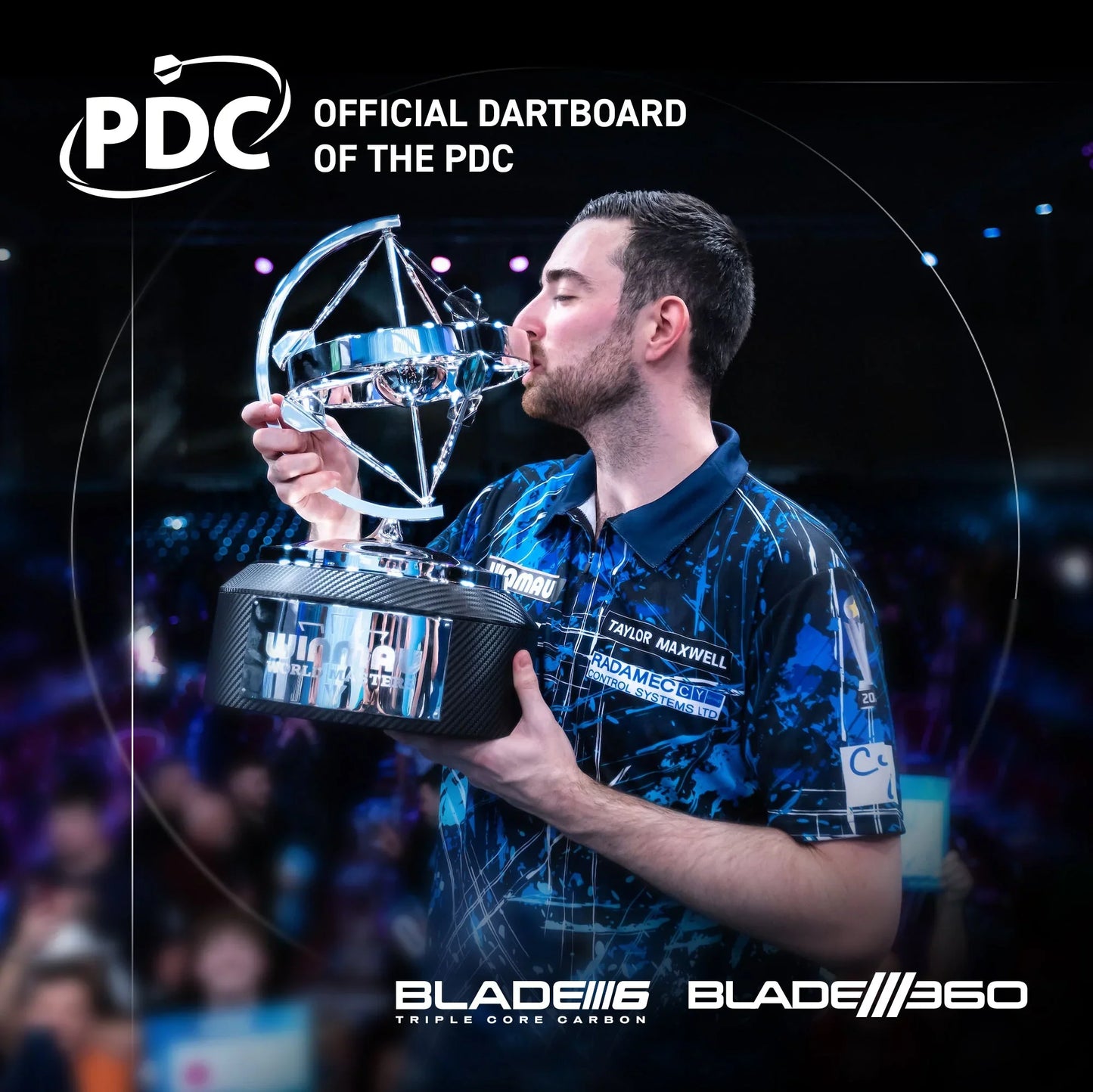 WINMAU - Blade 360 TRIPLE CORE Dartboard PDC - 2026
