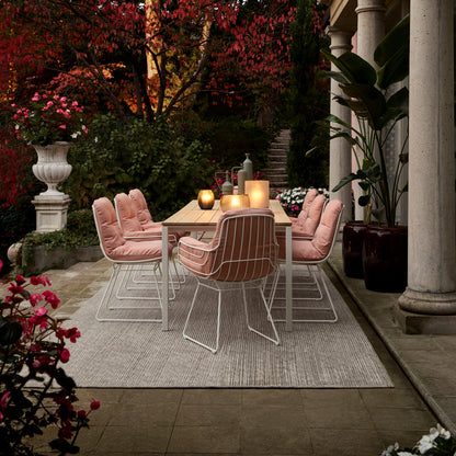 freifrau | leyasol chair | lopi chai + steel bronze glaze frame