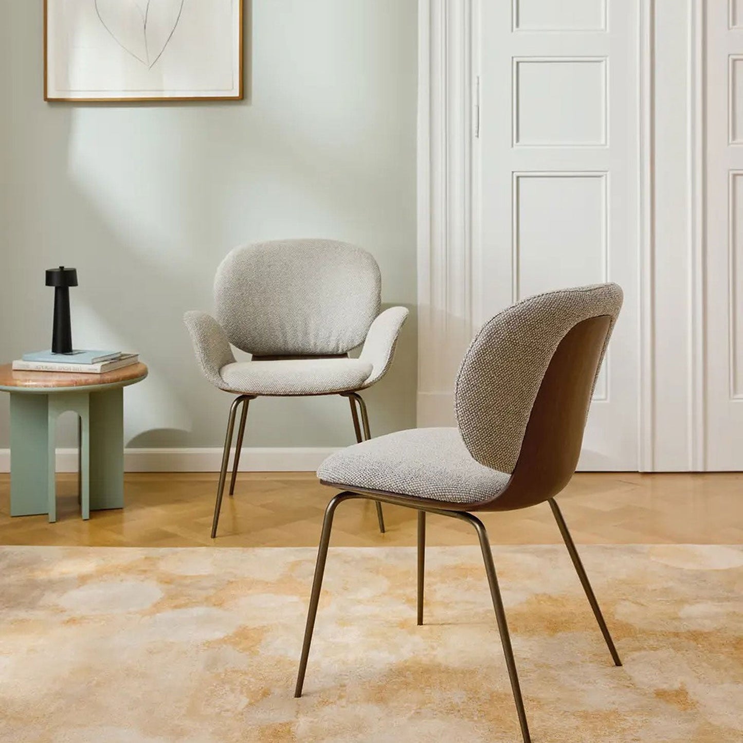 freifrau | ivy chair | twin-pipe steel frame | CATEGORY 1 FABRIC