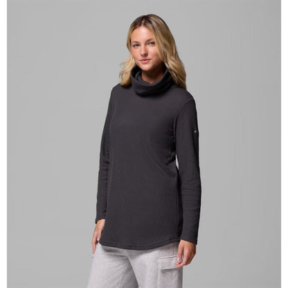 COLUMBIA - HOLLY HIDEAWAY WAFFLE COWL NECK PULLOVER | Shark
